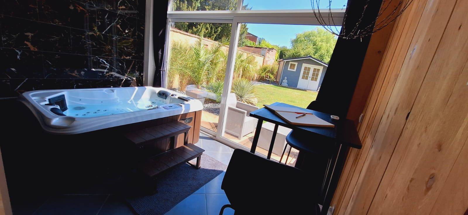 2ème Vue du Jacuzzi